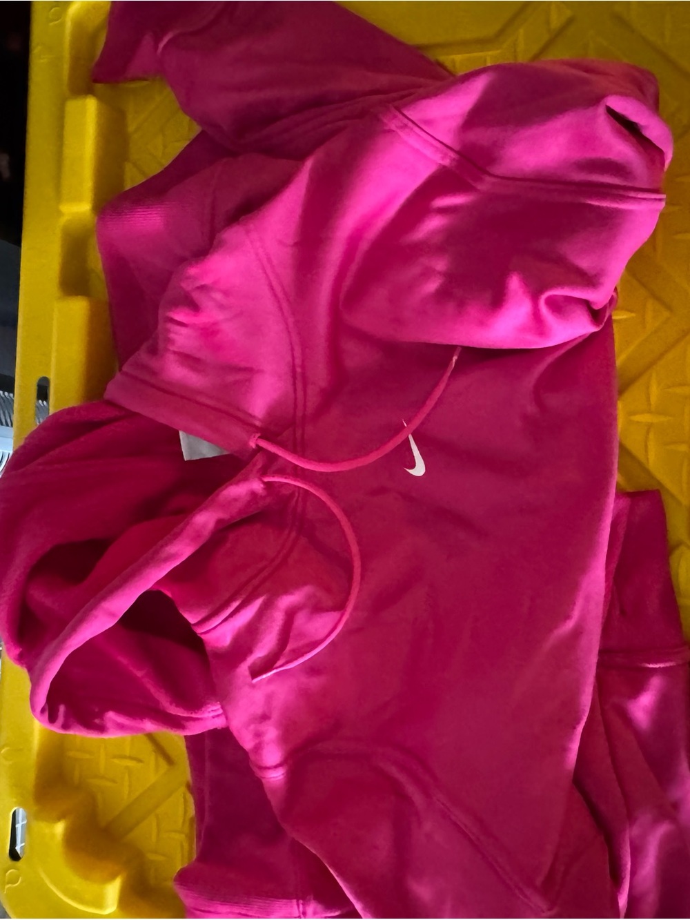 Nike Women's Hot Pink Hoodie - Pullover Sweatshirt